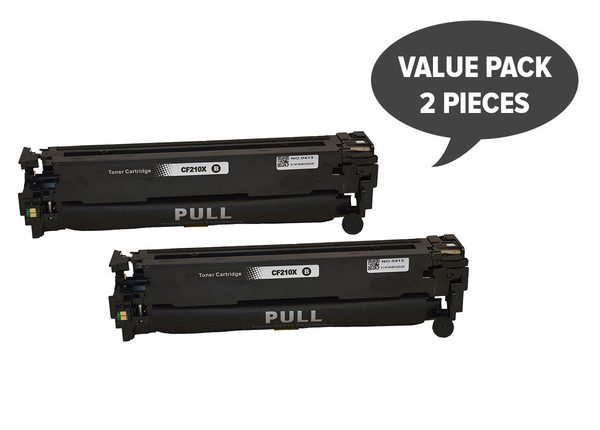2 x CF210X #131X Premium Generic Black Toner