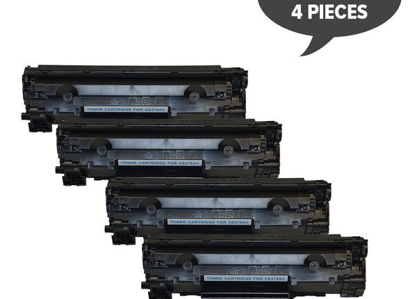 CE278 HP #78A Cart326 Black Generic Toner x 4