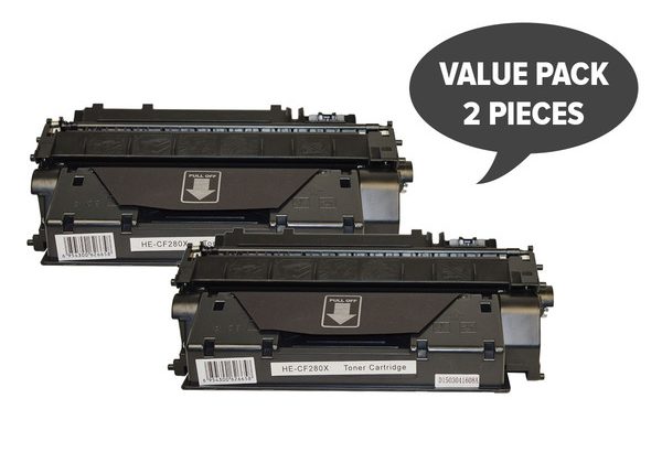 2 x CF280X #80x  Premium Generic Toner