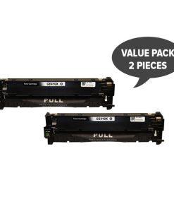 2 x CE410X #305X Premium Generic Black Toner