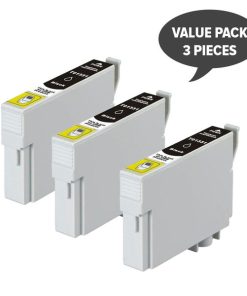 T1331 (133) Pigment Black Compatible Inkjet Cartridge x 3