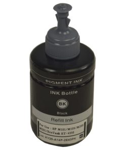 T774 Generic Pigment Black Refill Bottle 140ml