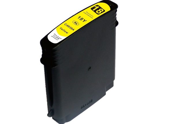 18 #18 High Yield Yellow Compatible Inkjet Cartridge