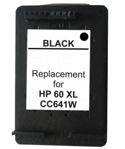 60XL Black  Remanufactured Inkjet Cartridge