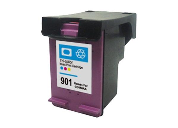 #901XL Colour Remanufactured Cartridge (New Chip)