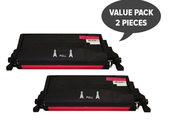 CLT-M508L Premium Generic Magenta Toner (Set of 2)
