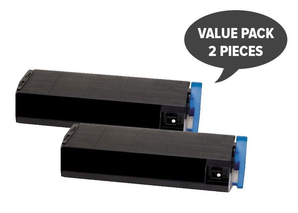 2 x CT201114 C1110 Black Premium Generic Toner