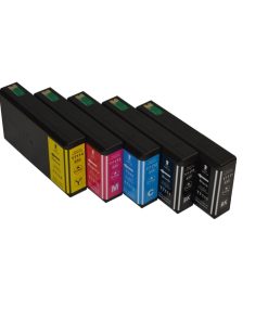711XXL Series Compatible Inkjet Cartridge Set PLUS Extra Black (5 cartridges)