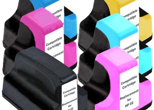02XL Compatible Inkjet Cartridge Set  6 Ink Cartridges
