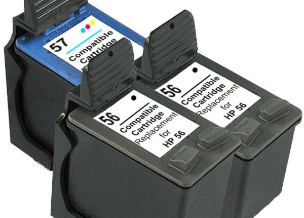 56 Remanufactured Inkjet Cartridge Set #2  3 Cartridges