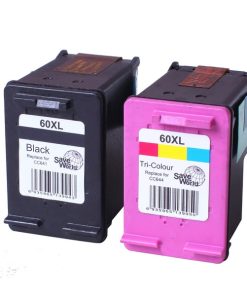60XL Remanufactured Inkjet Cartridge Set #1  2 Cartridges