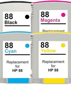 88XL Remanufactured Inkjet Cartridge Set  4 Cartridges